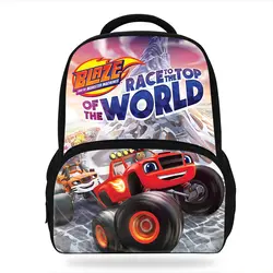 Подростковый мультфильм Blaze и монстр машина принт рюкзак мальчик школьные сумки горячий Основной Рюкзак Школьные сумки для мальчиков Mochila