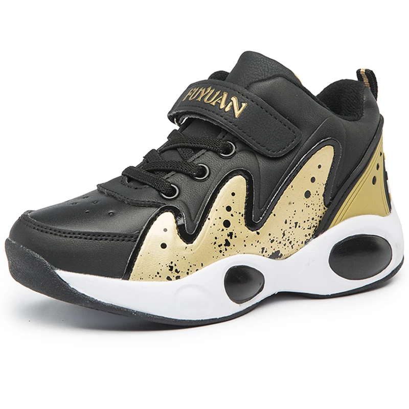 

High Top Thick Sole Non-slip Kids Sneakers Footwear Boys Running Shoes Children Sports Shoes Outdoor Rubber Students Walking Run