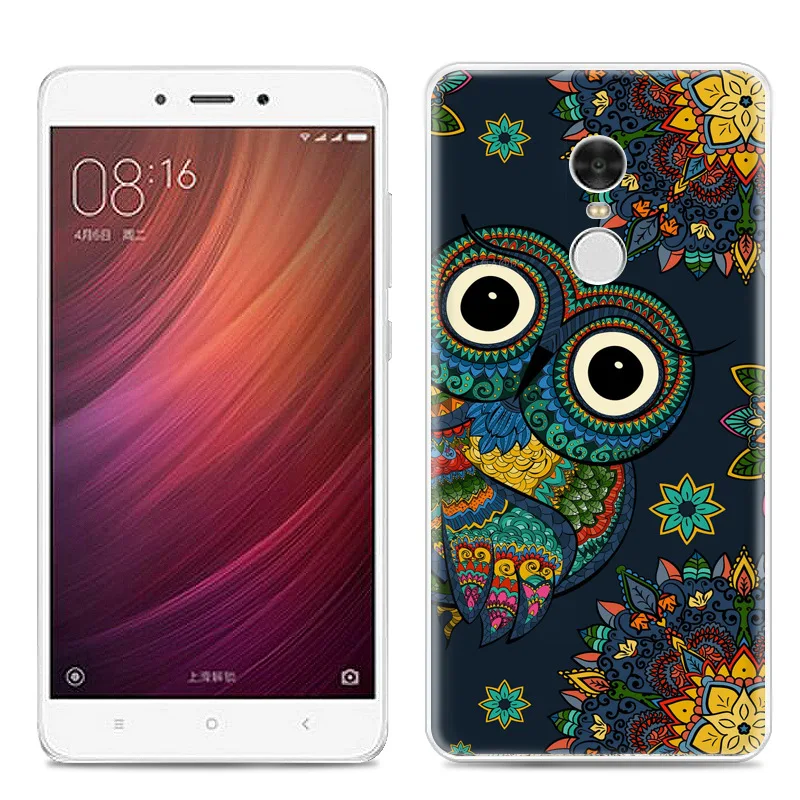 For Xiaomi redmi note 4X 32G Case Soft TPU Silicone Cover Cool Animal Cartoon Phone Case For Xiaomi redmi note 4 global version
