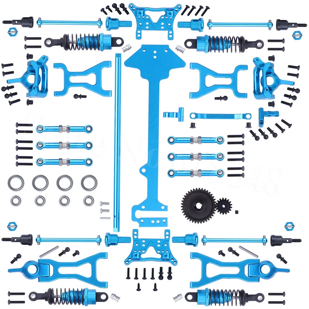 1 комплект обновления Запчасти комплект для 1/18 WLtoys A959-B A969-B A979-B K929-B электрический RC автомобиль Внедорожник Багги металлический Замена