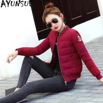 

AYUNSUE Short Female Jacket Autumn Winter Jacket Women Thick Parka Down Cotton Coat Jas Ladies Jackets Parkas Mujer 2020 KJ696