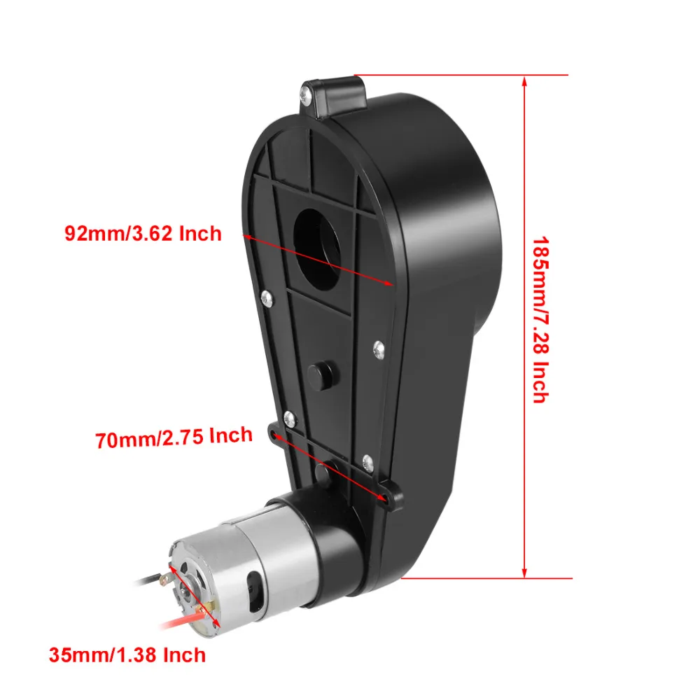 

UXCELL DC 12V 10000RPM Electric Ride on Car Gearbox 550 Gear Box Motor with Motor High Quantity