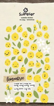

New 1 pcs/set funny lemontree paper sticker Scrapbooking Decoration label Wholesale
