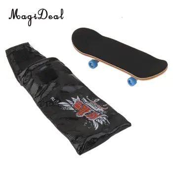 

MagiDeal 1Pc Wooden Mini Fingerboard Skateboard Sport Games for Collection Office Desk Pub Classroom Decor Kids Novelty Gag Gift
