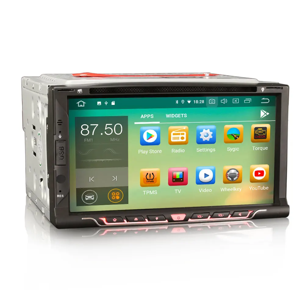 Perfect 6.95" Android 9.0 Pie OS Two Din Car DVD Multimedia Double Din Car Navigation GPS 2 Din Car Radio with 3G/4G Dongle Support 0 Perfect 6.95" Android 9.0 Pie OS Two Din Car DVD Multimedia Double Din Car Navigation GPS 2 Din Car Radio with 3G/4G Dongle Support 0