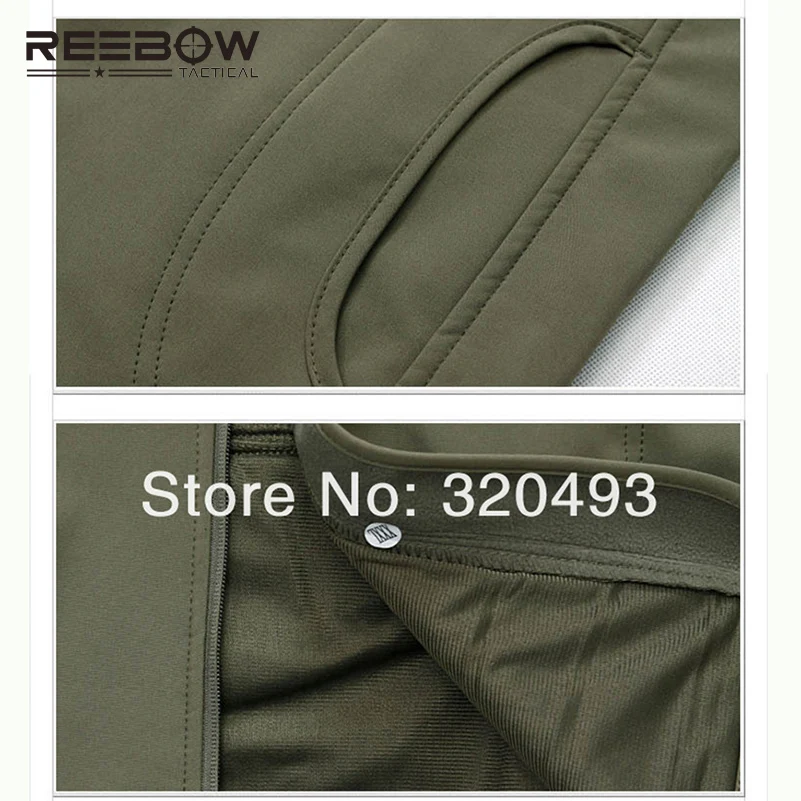 Мужская Флисовая Куртка REEBOW теплая ветрозащитная тактическая куртка для