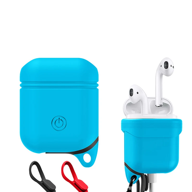 For Air pods Case Silicone Soft Bluetooth Earphoens Cover For Air Pods Comfortable Silicon Cases For Airpods 2019 New DropShip (5)
