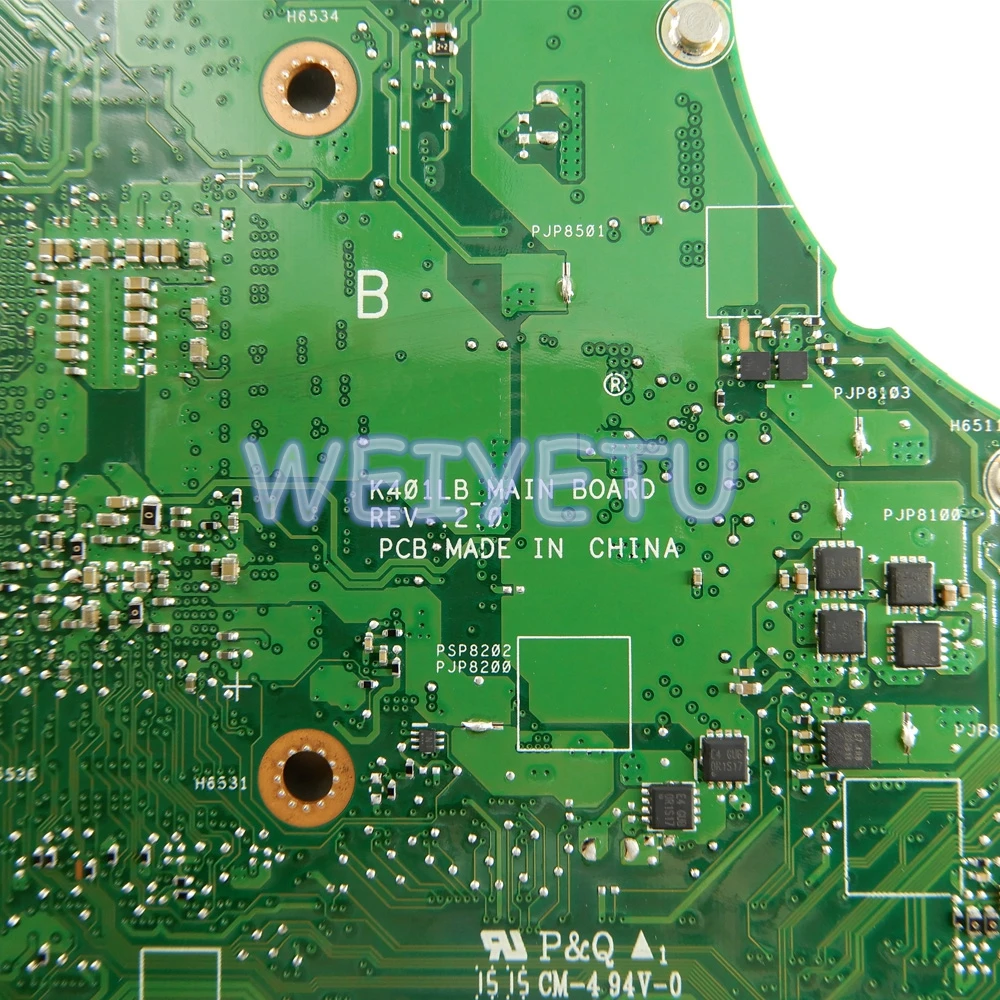 price reduction  K401LB GT940M/2G / I3-5010CPU / DDR3L 4GB RAM Motherboard For ASUS K401L K401LB K401 Laptop Mainboa