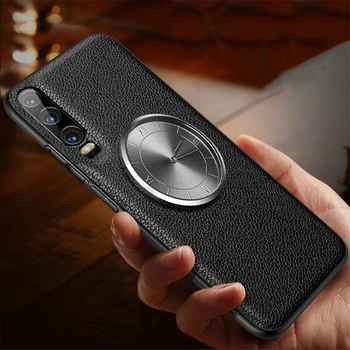 

New Real Clock Phone Cover For Huawei P30 P30 Pro Case Original Leather Full Cover For Huawei P20 Pro Huawei Mate 20 Pro Cases