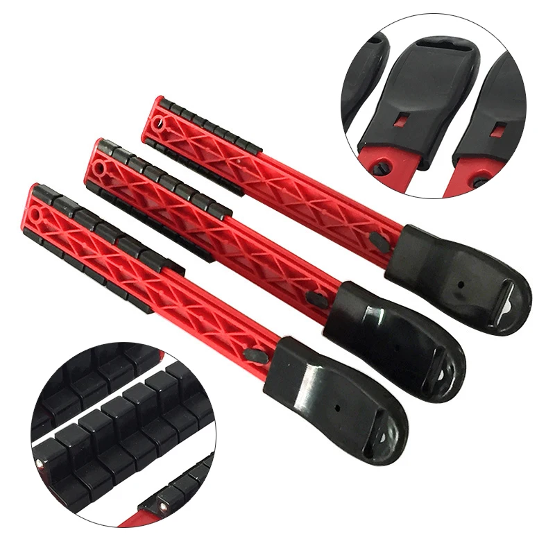 3PCS 1/4'' 3/8'' 1/2'' Socket Rack Holders Self Organizer Rail Rack Tray Storage Plastic