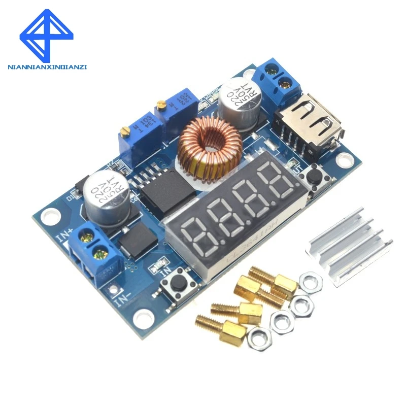 

Dc-dc 5a Digital Led Drive Lithum Battery Charger Module Cc/cv Usb Step Down Buck Converter With Voltmeter Ammeter