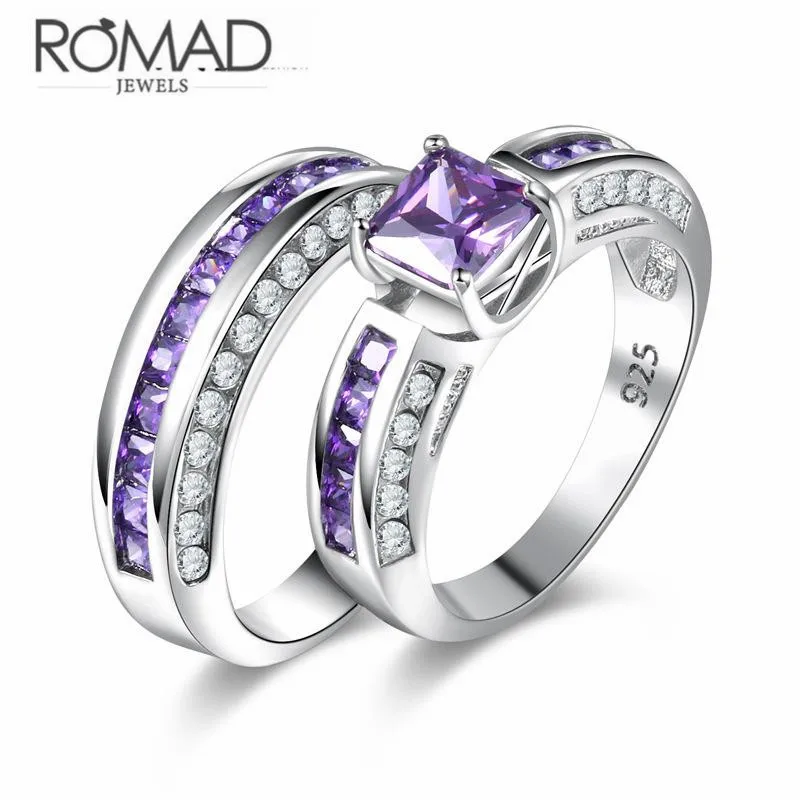 zircon ring sets wedding