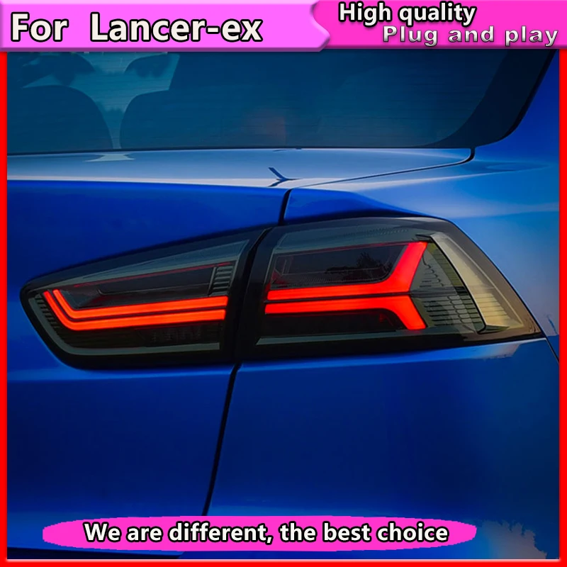 

Car Styling LED Tail Lamp For Mitsubshi Lancer Tail Light 2008-2017 Led Rear Light Red Lens Car light Assembly