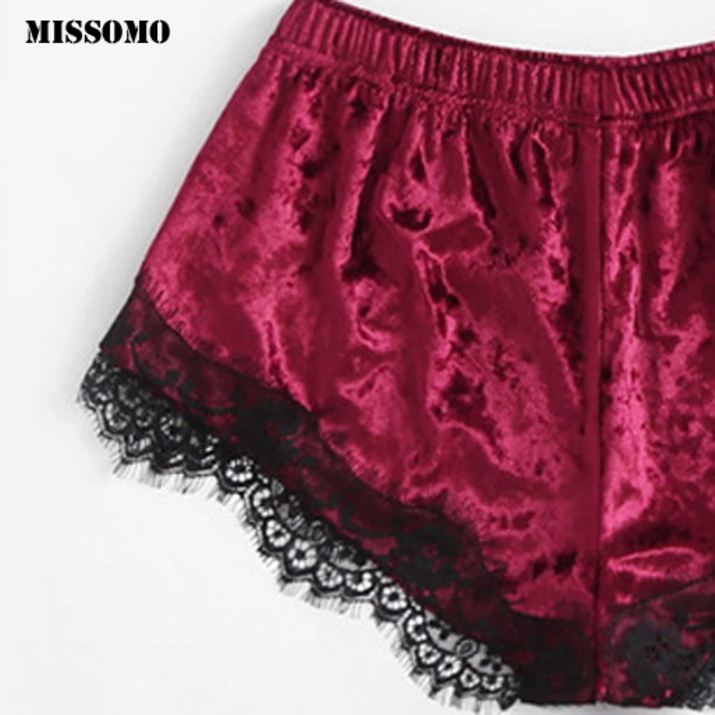 Missomo размера плюс 5XL Женские пижамы, ночное белье на бретелях, сексуальное женское белье, кружевной Атласный топ, Женский Одноцветный пижамный комплект
