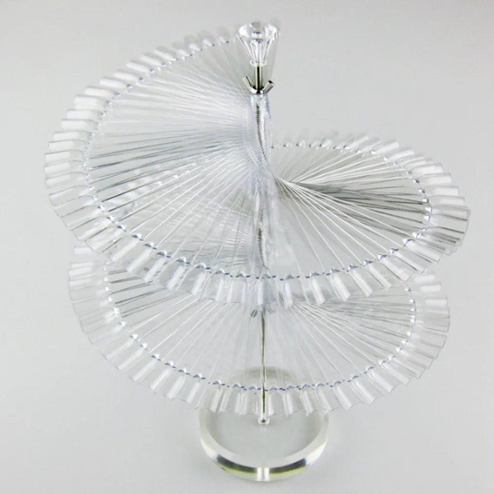 120 Pcs Clear False Nail Practic Tips Sticks Display Stand Spiral Shelf for Uv Gel Polish Color Chart (Clear) | Красота и здоровье