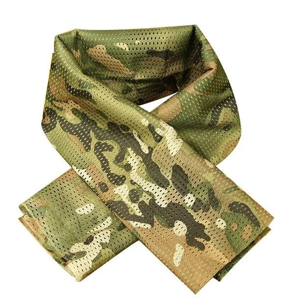 Снаряжение для кемпинга, пейнтбольная маска, тушь для ресниц reti mimetiche militari tactical ao ar livre, высококачественный Камуфляжный шарф из тюли - Цвет: C3