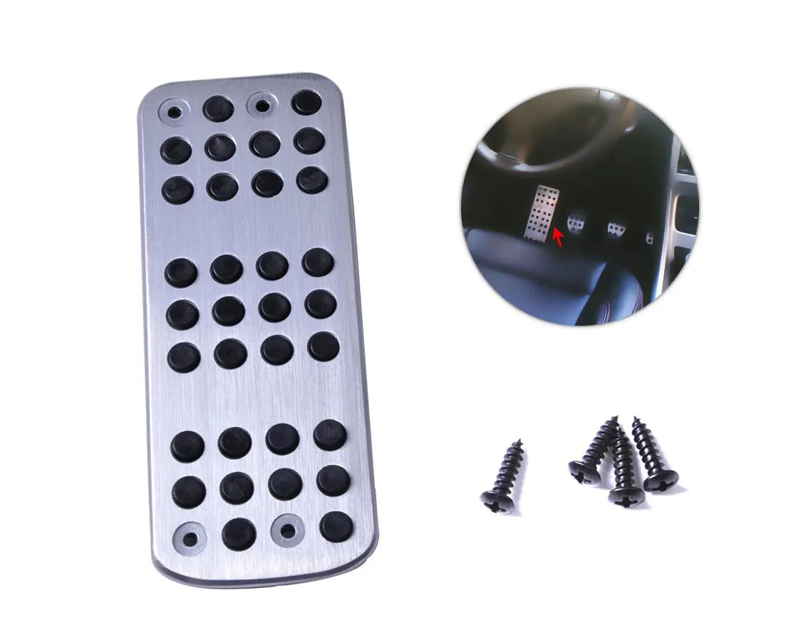 

beler 1pc Sport Foot Rest Footrest Pedal with Hardware For Peugeot 206 206CC Left Handle Driver Only