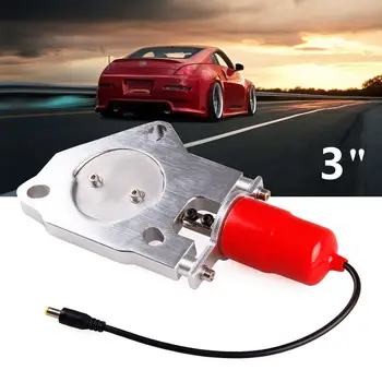 

Muffler Valve 3"/76mm Electric Exhaust Catback Downpipe Cutout Cut Out Valve Motor