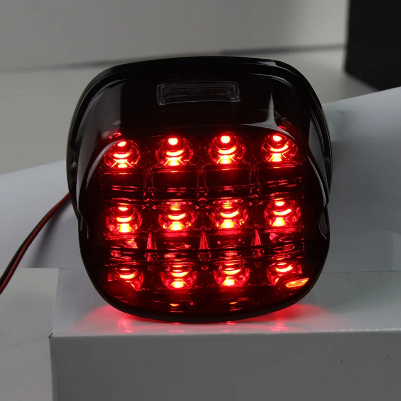 FADUIES Fat Boy FLSTF Night Train FXSTB Softail Sportster Road King Electra Glide Road Glide Motorcycle Led Brake tail light (19)