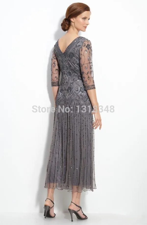 Plus Size Mother of the Bride Dresses Tea Length