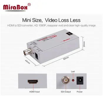 

Mini 3G Hdmi To SDI Video Converter Original Factory Support 1080p For Camera HDTV High Quality Hdmi To SDI Video Converter