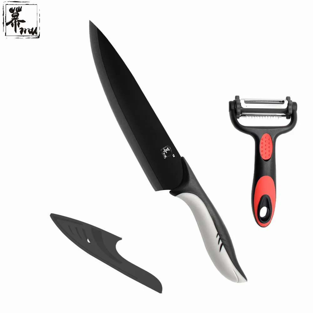 Super Anti Rust Stainless Steel Knife Set MU Brand Chef Kitchen Knives