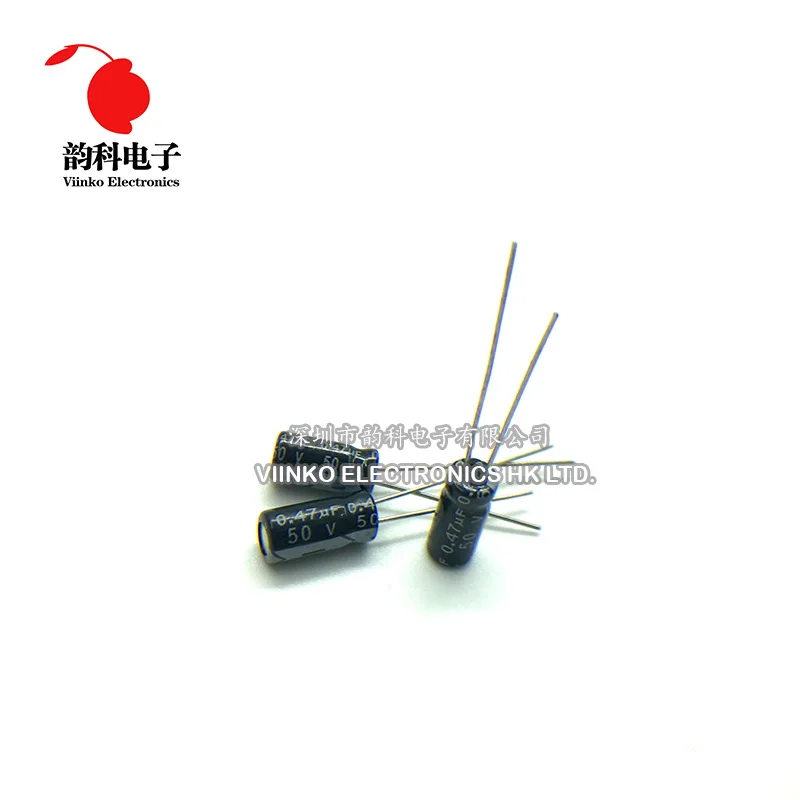 20pcs 10uF 50V 105°C Radial Electrolytic Capacitor 4*7mm 4X7mm