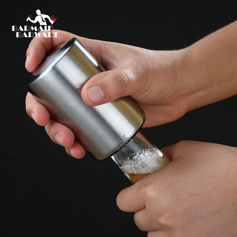 

Stainless Steel Beer Bottle Opener Automatic Kitchen Accessories Beer Soda Cap Red Wine Bottle Opener Bar Supplies Kitchen Tool