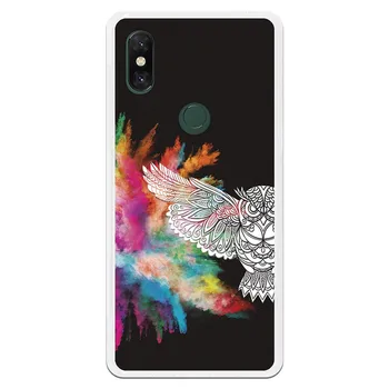

WP006 Owl costume drawing stand case for Xiaomi Mi Mix 3