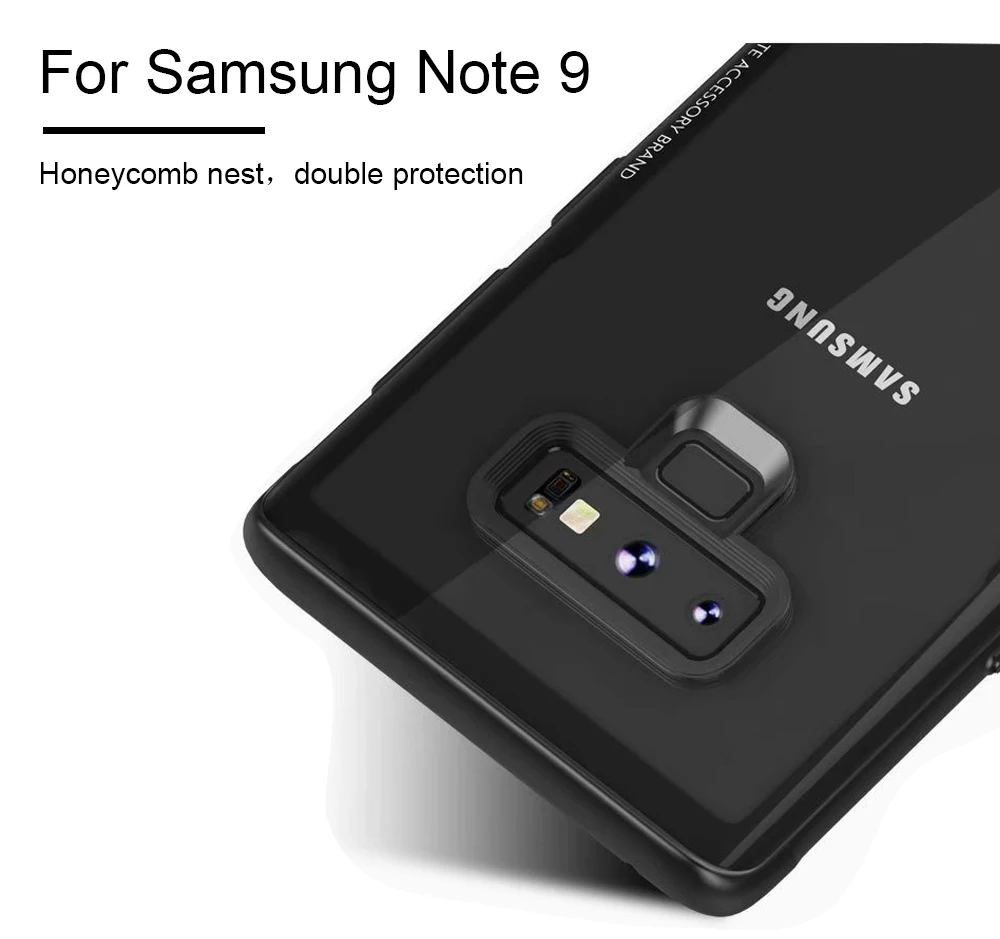 Ascromy For Samsung Note 9 Phone Case Silicone Glass Shockproof Luxury Glitter Cover For Samsung Galaxy S9 Plus Capa Accessories (5)