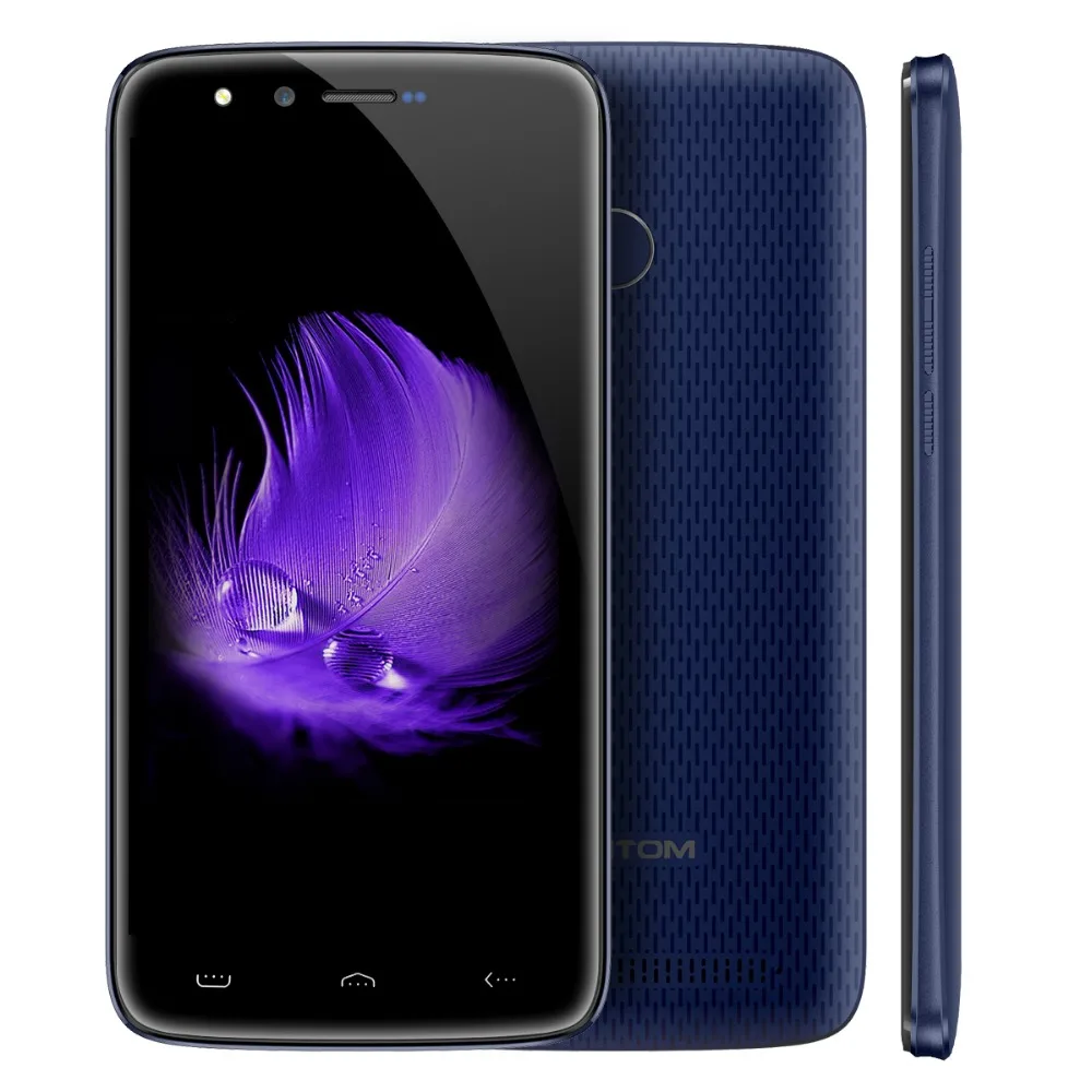 Original HOMTOM HT50 Fingerprint Smartphone MTK6737 Quad Core Android 7 0 3GB RAM 32GB ROM 5500mAh
