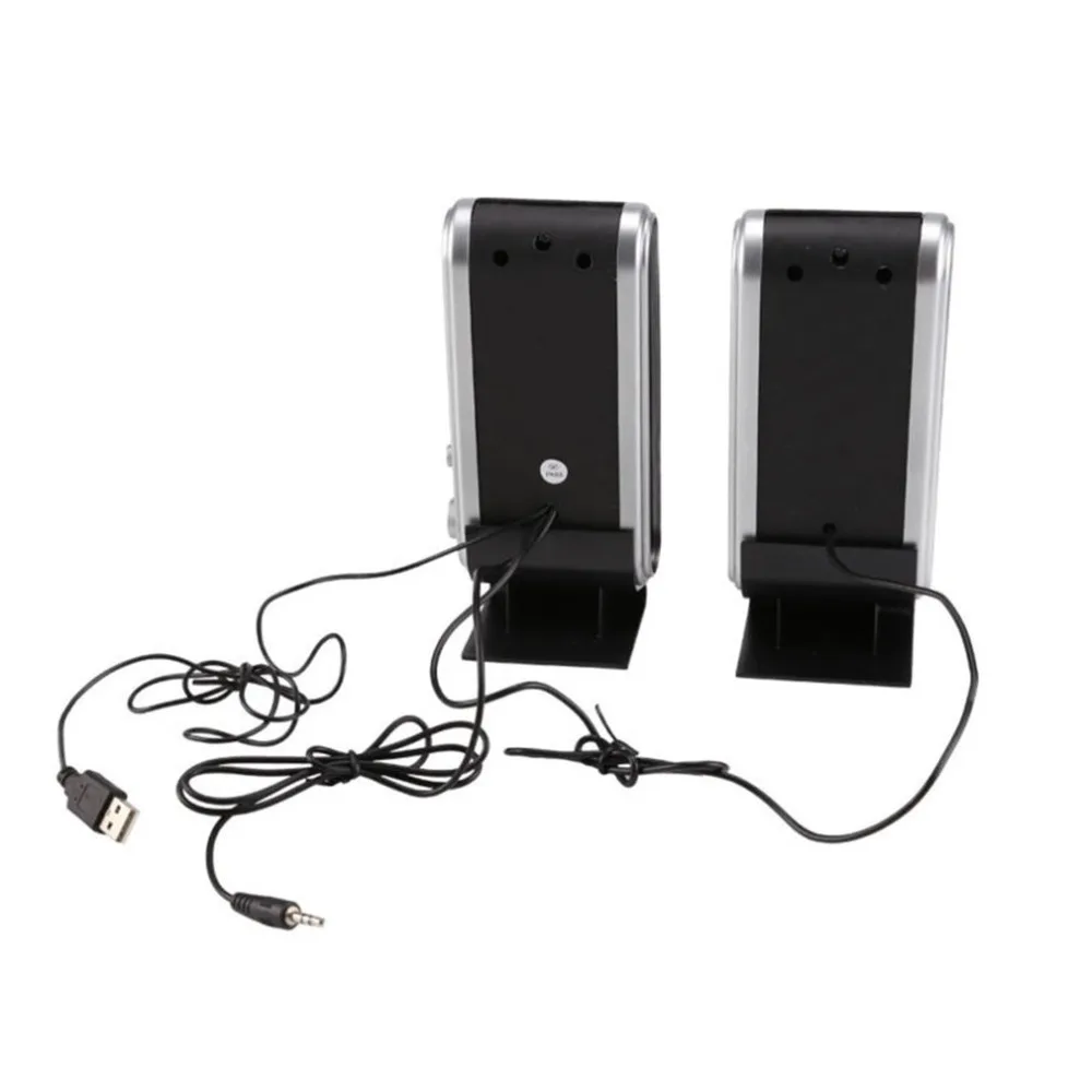 LESHP компьютерный динамик HY 218 Портативный USB Стерео Soundbox музыкальный s для