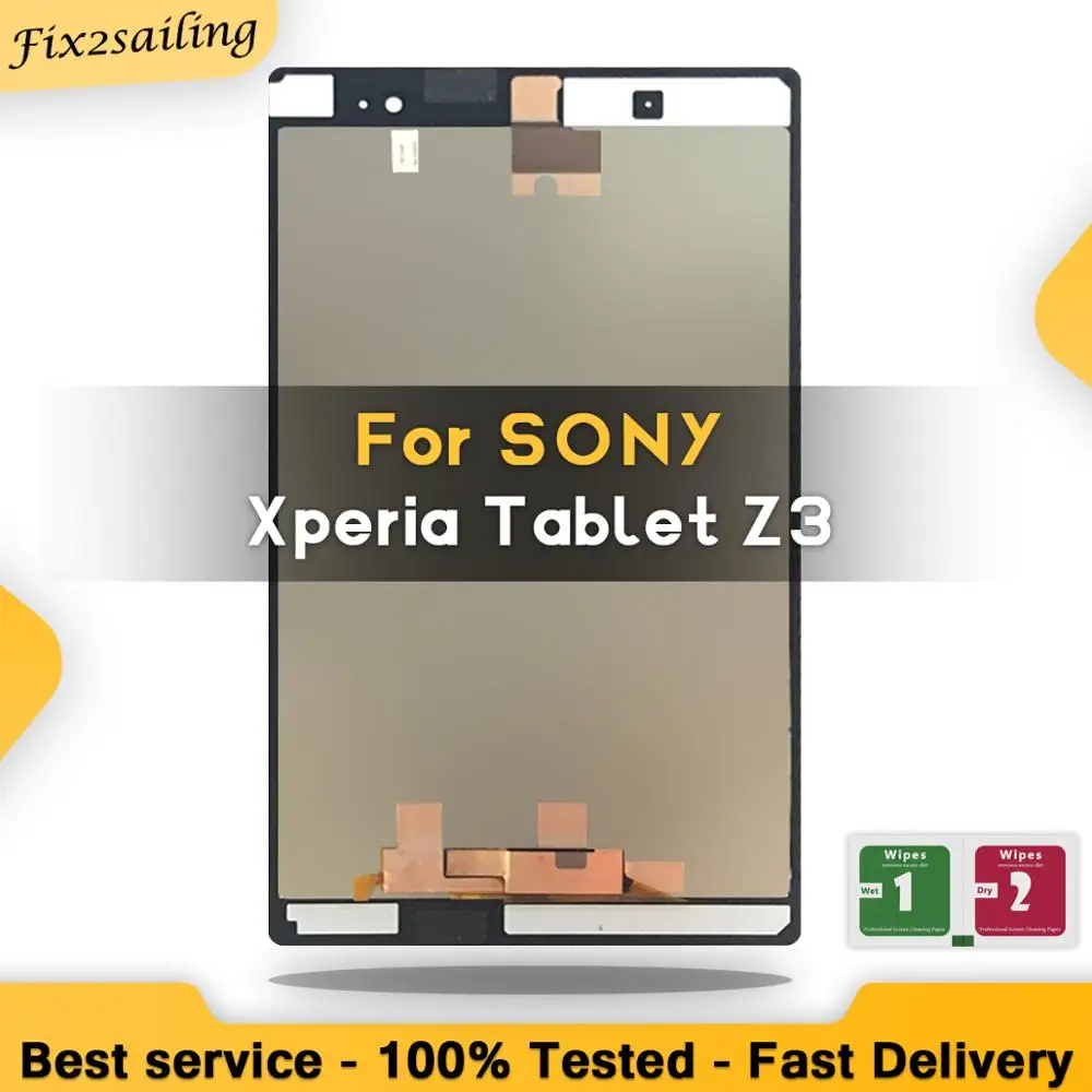 100% протестированный для Sony Xperia Tablet Z3 SGP611 SGP612 SGP621 сенсорный экран дигитайзер ЖК
