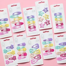 Япония и Южная Корея создать 101 конфеты краски BB клип милый любовь пятиконечная звезда детей Шпилька челка клип шпилька