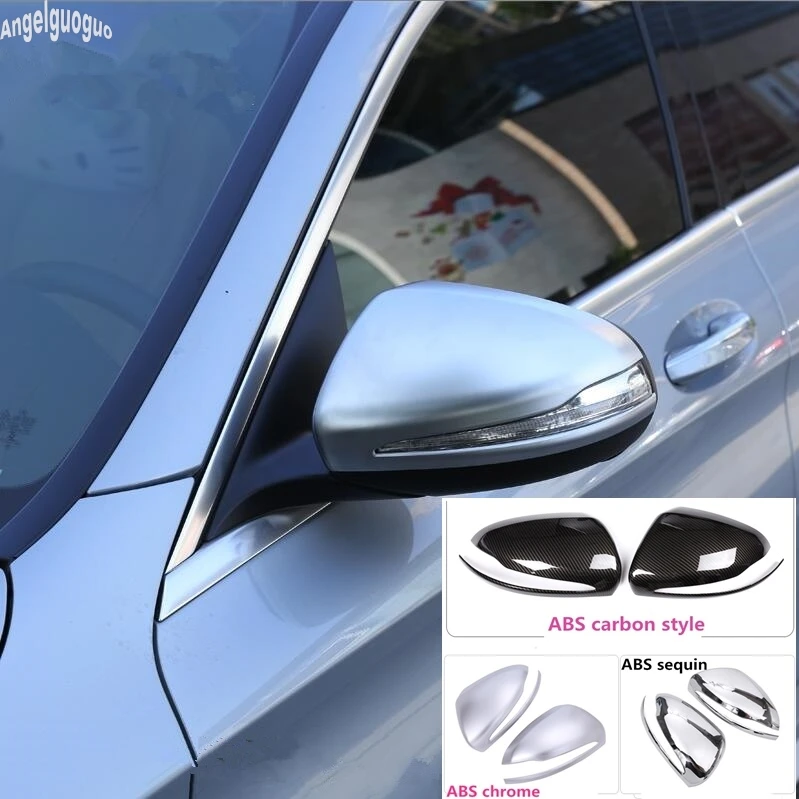 Volante Trim 1 PC di Car Steering Wheel Trim Sticker decorativo per Mercedes Benz E W213 C W205 GLC X253.
