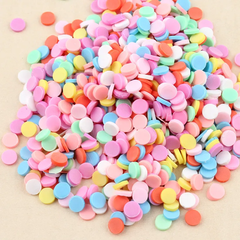 Fake Candy Clay Sprinkles For Filler For Slime DIY Supplies Fake Cake Dessert Mud Particles Decoration Toys 4