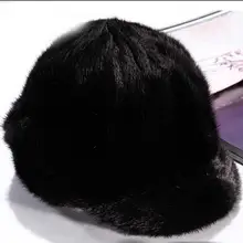 Мужская Женская норковая шапка мужская бейсболка осенняя и зимняя уличная меховая шапка