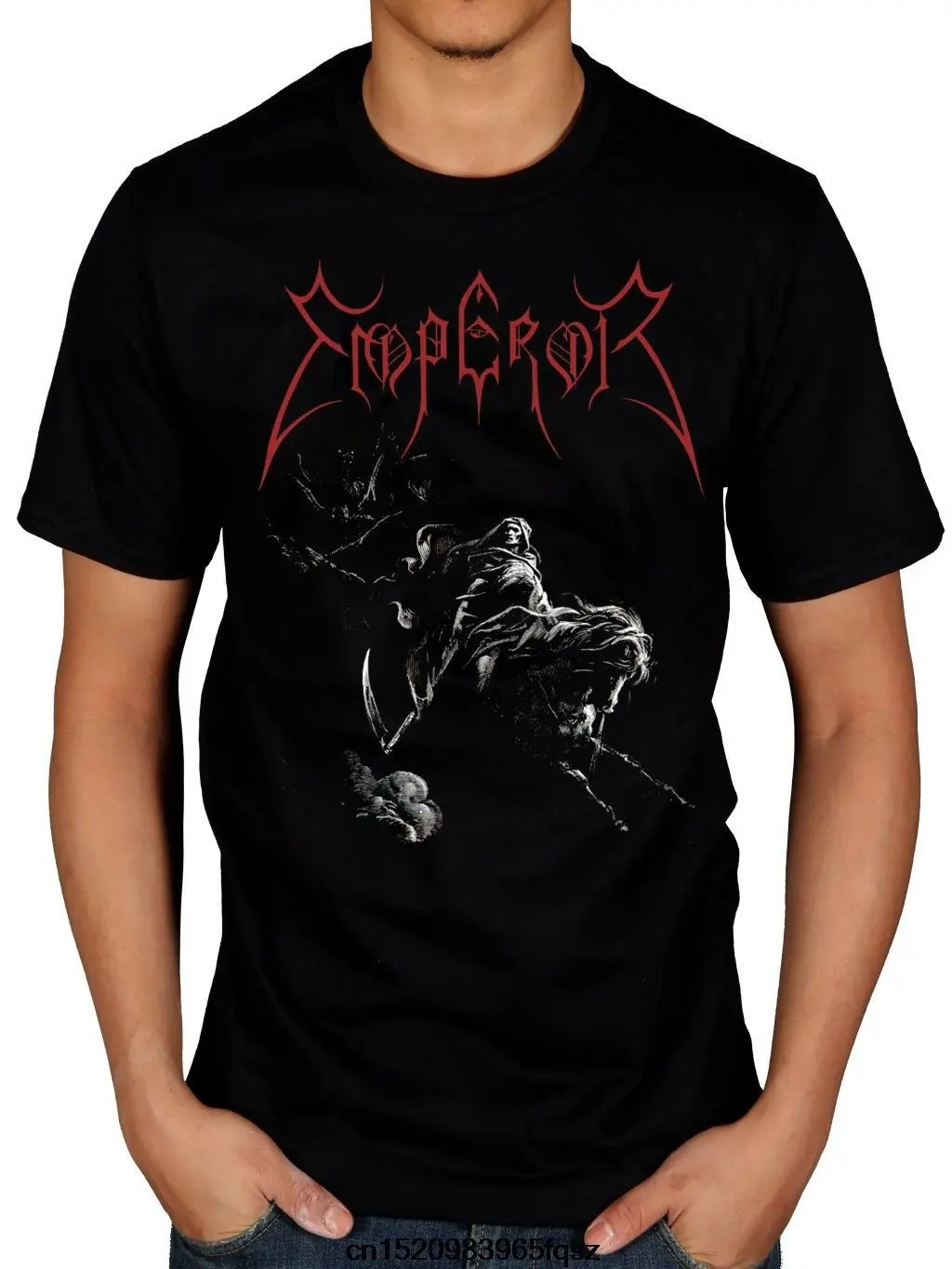Император Rider 2005 т рубашка рок-группы Тур Мерч Black Metal Мужская футболка брендовая