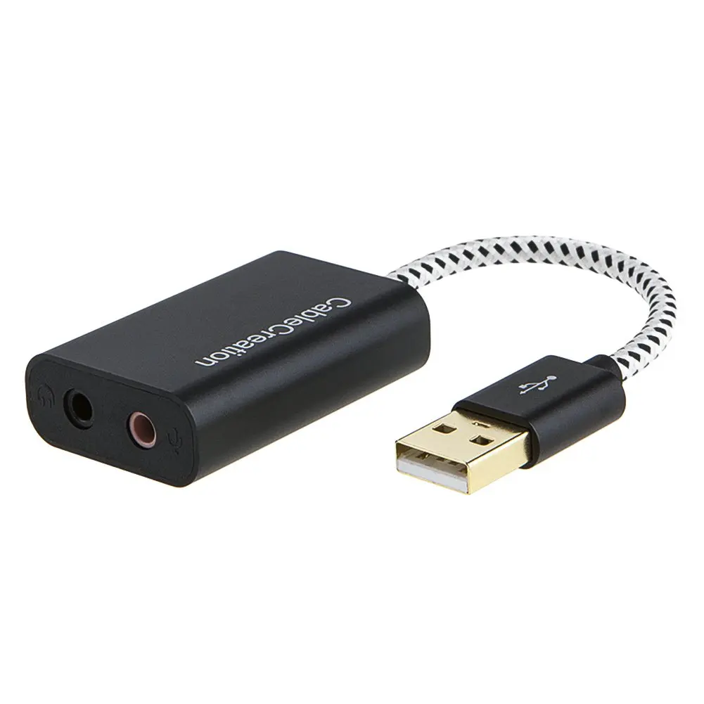 USB аудио адаптер JORINDO Внешний стерео звуковой для Windows Mac Linux Экстра подключи и