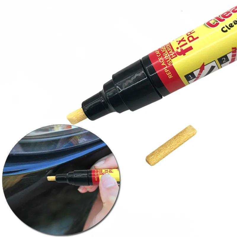 

1PC/ 2PCS Car-styling New Portable Fix It Pro Clear Car Scratch Repair Remover Pen Simoniz Clear Coat Applicator Auto Paint pen