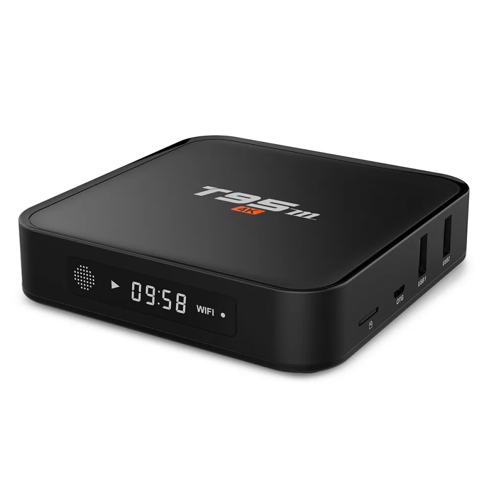 

Original T95M Amlogic S905X Quad Core Smart Ott TV BOX firmware Android 6.0 2G 8G BT4.0 HD 4K Wifi Media Player With LED Display