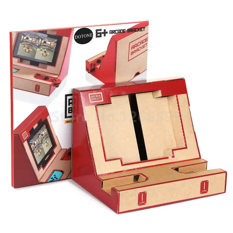 Cardboard Toy Stand for Nintend Switch Accessories Customization Arcade