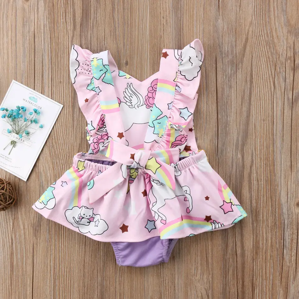 girls unicorn romper