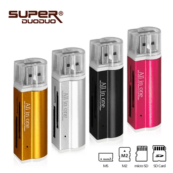 

Micro USB OTG All in 1 USB Card Reader Universal Micro USB OTG TF/SD Card Reader colorful Phone Extension Headers OTG Adapter