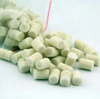 

100 pcs Saxophone Bumper Felts Repair Parts Sax Accessories white colour