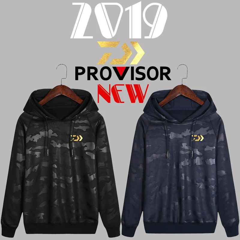 

2019 NEW DAWA Quick Dry Fishing Sportswear Fishing Jerseys Anti-Sun Fishing Clothing Long Sleeve Anti-UV Autumn Fishing Hooded