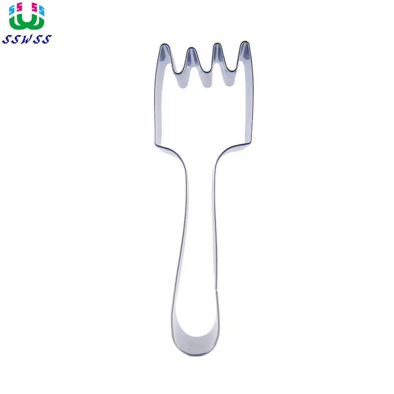 

No Chopsticks,With Fork Shape Cake Decorating Fondant Cutters Tools,Cake Cookie Biscuit Baking Molds,Direct Selling