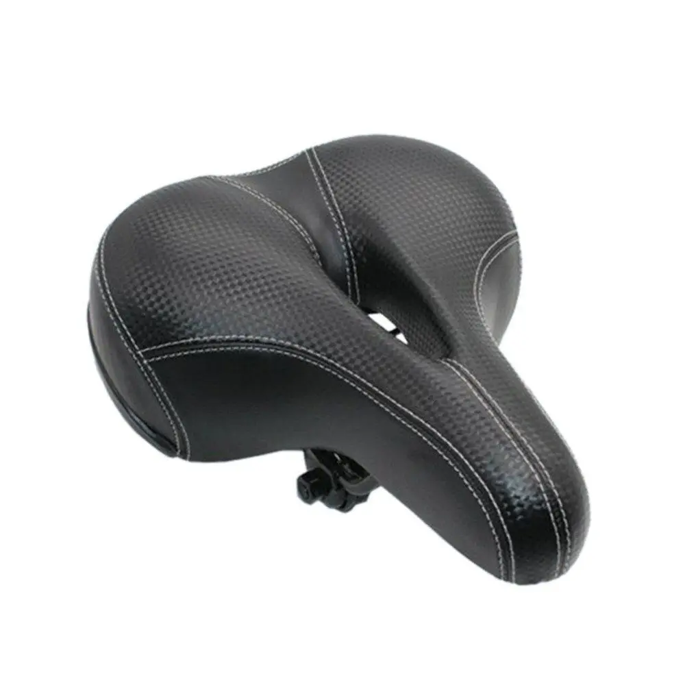 Comfort Bicycle Saddle Soft Wide Bike Cushion Seat With Waterproof Cover