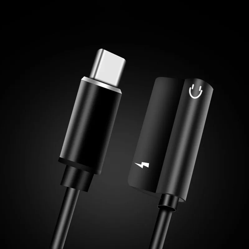 Thbelieve USB Type C на 3 5 мм Aux Audio 2 в 1 разъем папа Женский Адаптеры для Xiaomi USBC