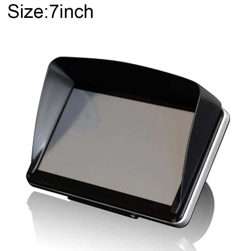 Универсальный Экран козырек Солнцезащитный капюшон-козырек объектива протектор экрана для iPhone 5/7 дюймов gps навигации M8617 - Цвет: 7inch